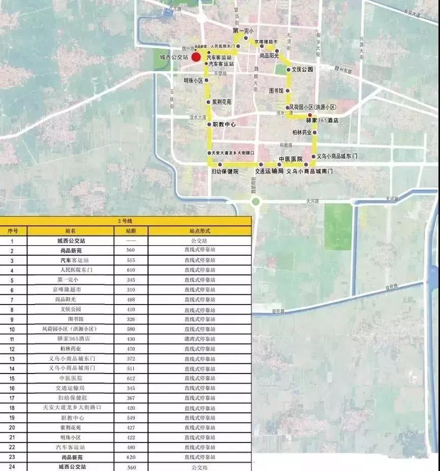 魏县公交实时查询路线图（12月版）